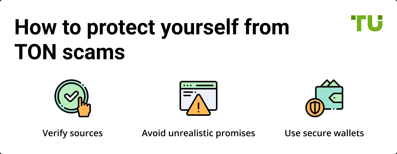 How to protect yourself from TON scams